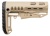 Купить Телескопический приклад DLG Tactical TBS COMPACT на трубку Mil-spec, песок