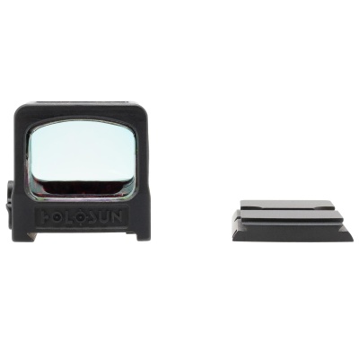 Купить Коллиматор Holosun HE509T-RD открытый на пистолетный затвор, титан, солнечная батарея, красная точка/круг/круг-точка 2/32 МОА