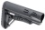 Купить Телескопический приклад DLG Tactical TBS Sharp с резиновым затыльником, черный