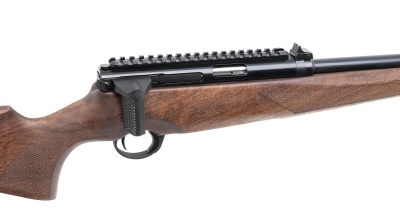 Купить (К.К.) 141 карабин охотничий, кал.22 LR, дл.ств.550 мм,КК орех, с откр. приц.присп.