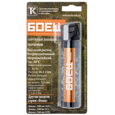 Купить Средство самообороны  Боец струйный пенный 100 мл (ЛПР)