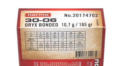 Купить Патроны для нарезного оружия к.30-06 Norma Oryx New, SP (полуоболочка), 10.7г 