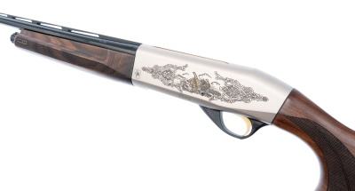 Купить Ружье ATA Neo 12 R Nickel Deluxe (орех 2,5кл. гравировка позол. кейс) 12/76, 760мм №81