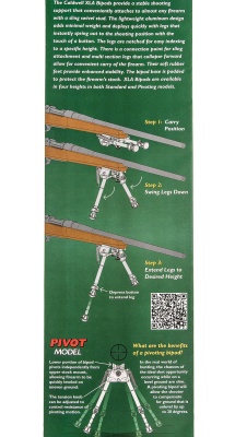 Купить Сошки Caldwell XLA Pivot на антабку, высота 13"-23", камуфляж, 445066