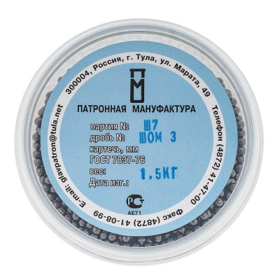 Купить Дробь № 3 ШОМ (1,5 кг) ПМ